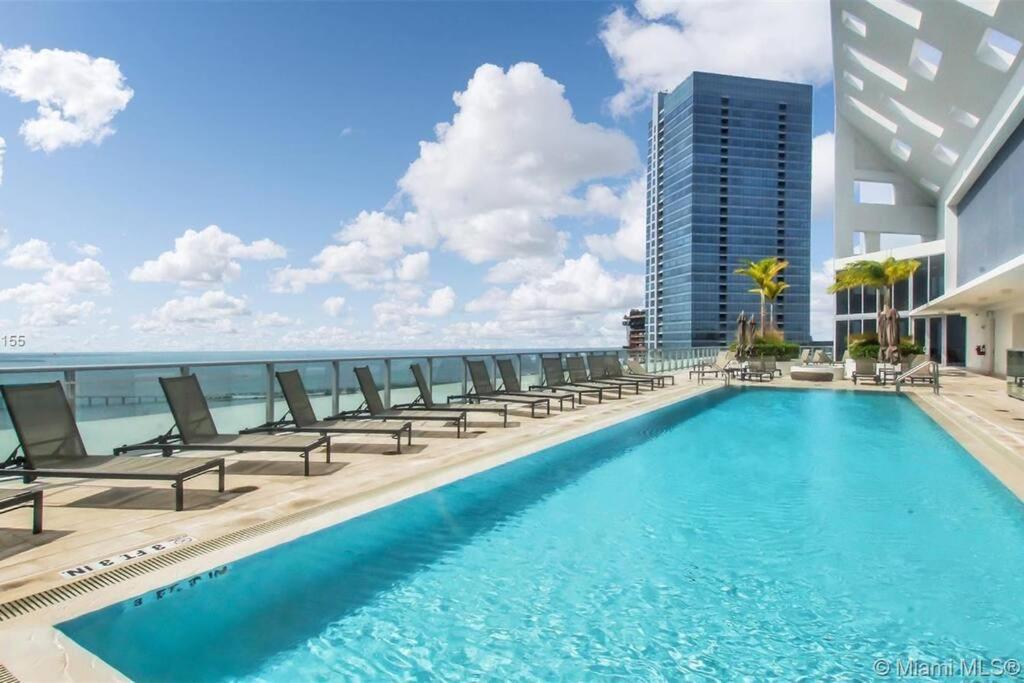 Lovely Upscale Condo Gorgeous View 2Bd 2Bath In Brickell Miami Exterior foto